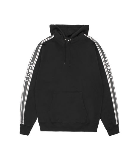 Polar Skate Co Tape Hoodie Black