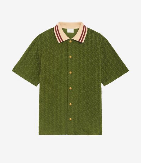 Drôle de Monsieur La Chemise Monogramme Dark Green