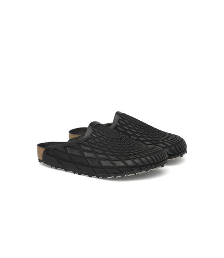 Birkenstock Amsterdam MF Rubberized Black