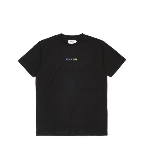 Human With Attitude Fuck Off T-Shirt Black