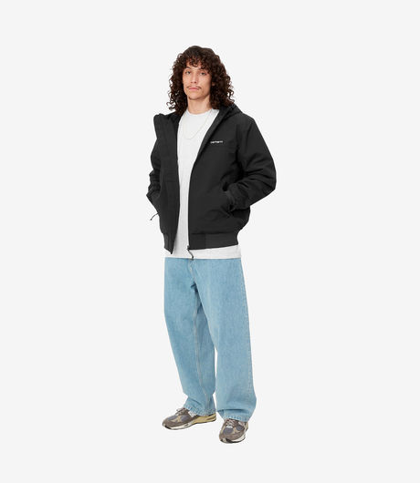 Carhartt WIP Hooded Sail Jacket Black/White