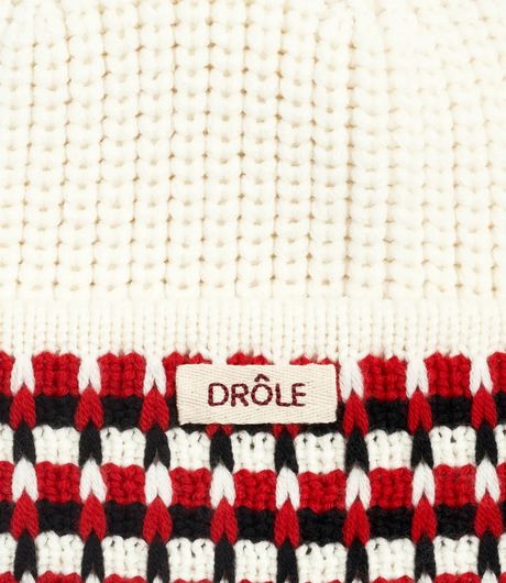 Drôle de Monsieur Le Bonnet Laine Off White