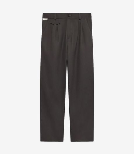 GR10K 10005 Replicated Pleated Pants Charcoal