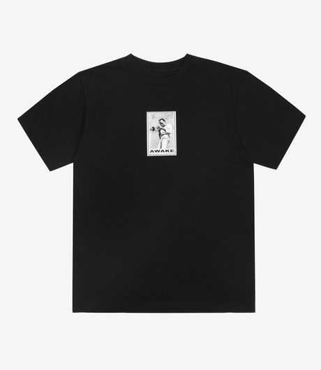 Awake NY Miles Davis Printed Short Sleeve Tee Black