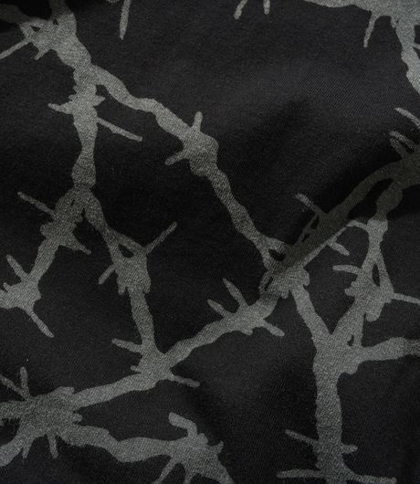 Butter Goods Wired Tee AOP Charcoal