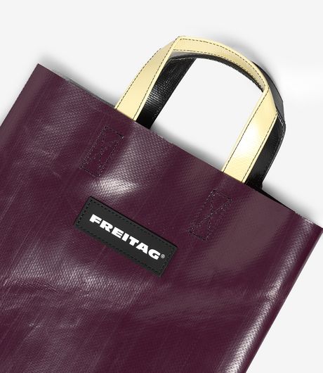 Freitag F250 Sonny Small Shoping Bag Eggplant/Silver
