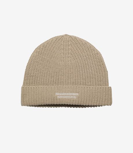 New Amsterdam Surf Association Reversible Logo Beanie Sand