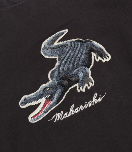 Maharishi Alligator Crew Sweat Black