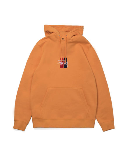 Stussy Bars Logo App. Hood Black Apricot
