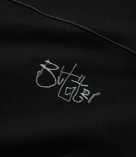 Butter Goods Scribble Football Tee Black / Canteen