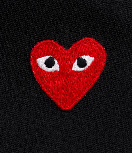 Comme des Garçons Play Pullover Hoodie Black