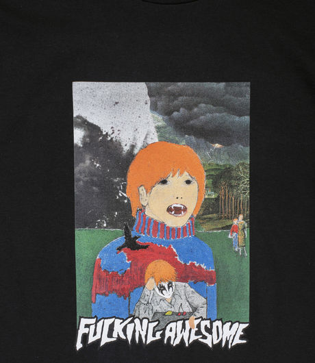 Fucking Awesome Painted Aidan Tee Black