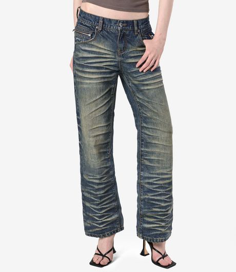 Racer Worldwide Essential Stacked Denim Green