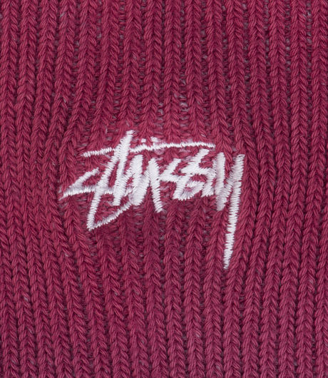 Stussy Dip Dye Marl Socks Red