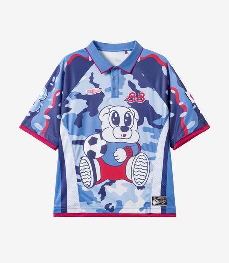 SSSTUFFF Not Japan Football Jersey Blue