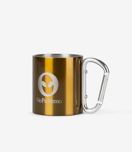 No Problemo Carabiner Mug Khaki