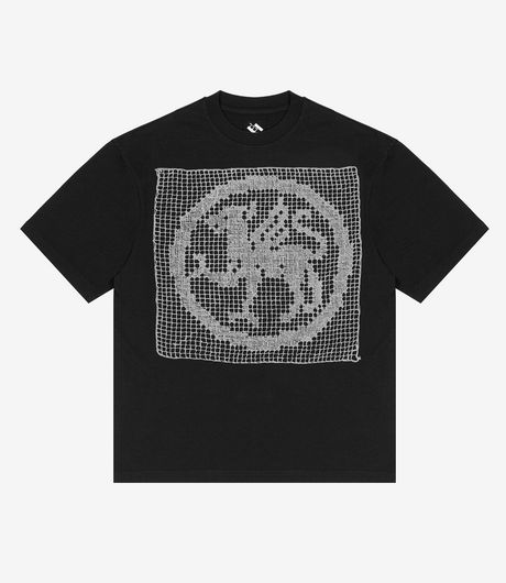 The Trilogy Tapes Filet Lace T-Shirt Black