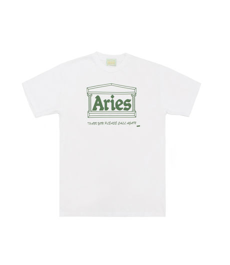 Aries Plastic Tee White/Green