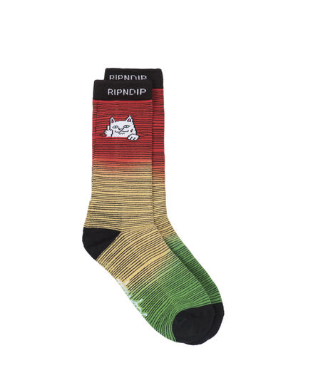 Ripndip Peeking Nerm Socks Rasta Dye