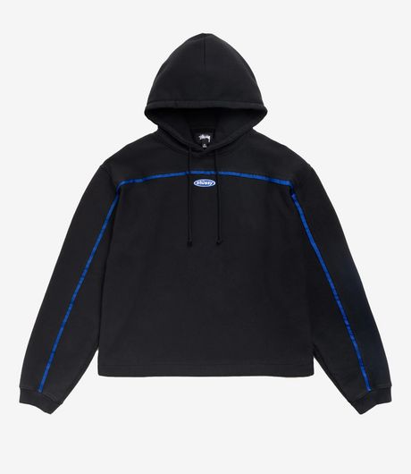 Stussy Oval Pullover Hood Black