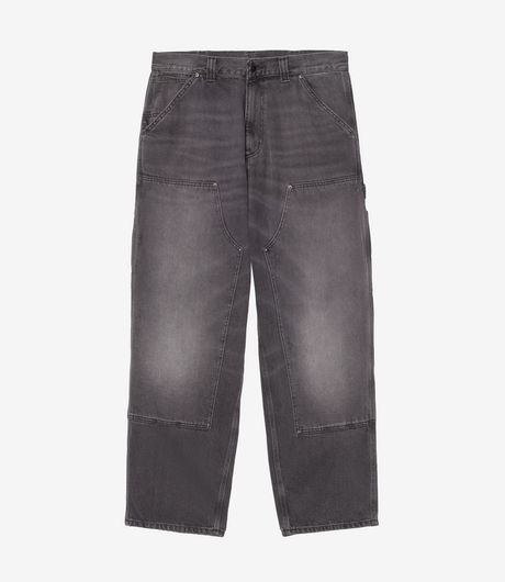 Carhartt WIP OG Double Knee Pant Bradenton Denim Black Grind Wash
