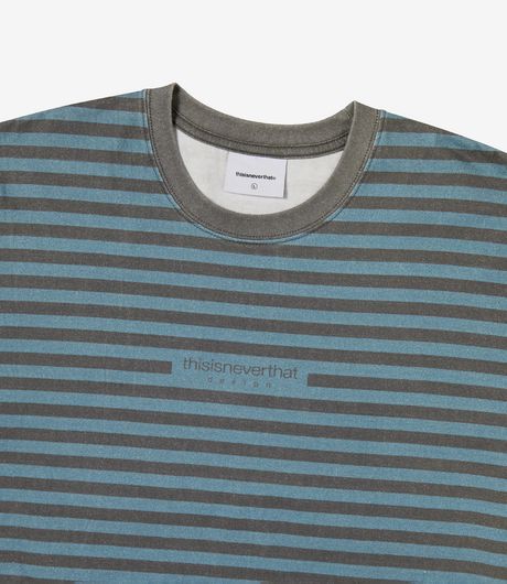 Thisisneverthat Printed Striped Tee Green