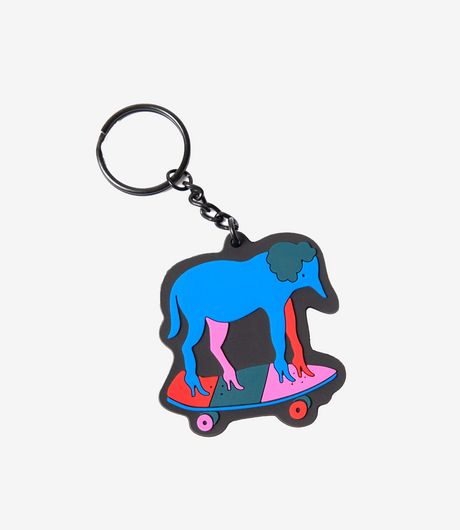 by Parra Jean Pierre Le Douche Key Chain Blue