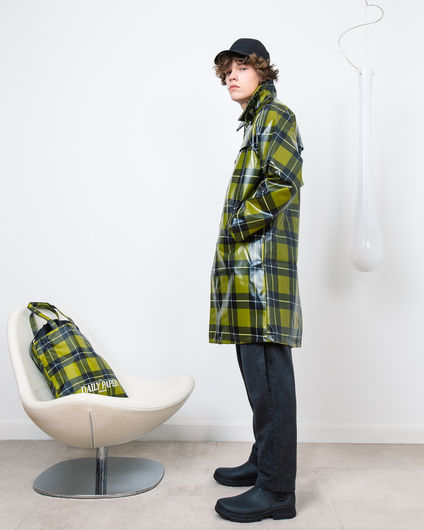 Daily Paper Gain Coat Black/Yellow Check