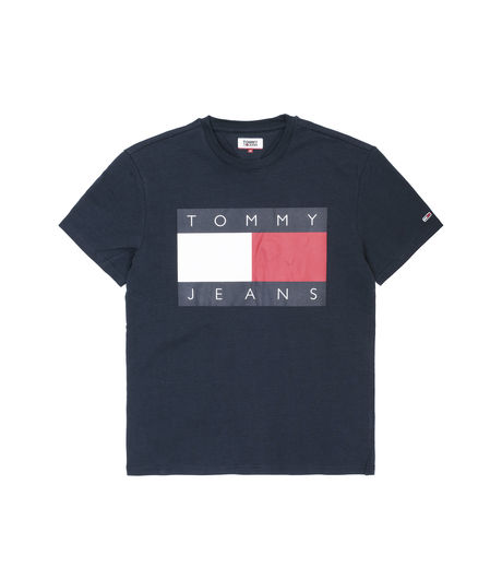 Tommy Jeans Flag Tee Black Iris