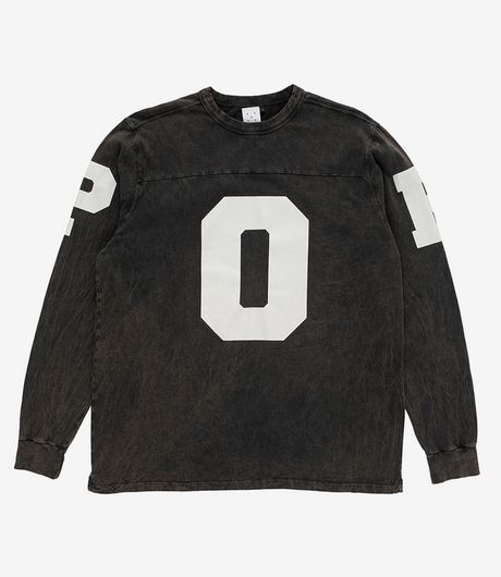 POP Trading Company Football Longsleeve T-Shirt Black