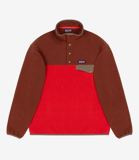 Patagonia Lightweight Synchilla® Snap-T® Fleece Pullover Amanita Red