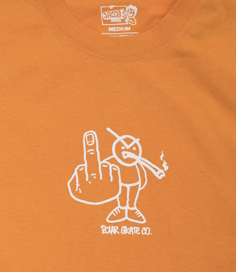 Polar Skate Co Angry Stoner Longsleeve Bright Orange