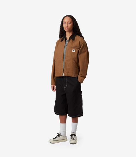 Carhartt WIP W' OG Detroit Jacket Dearborn Canvas Hamilton Brown/Tobacco Rinsed