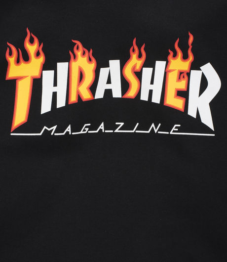 Thrasher Flame Mag Hood Black