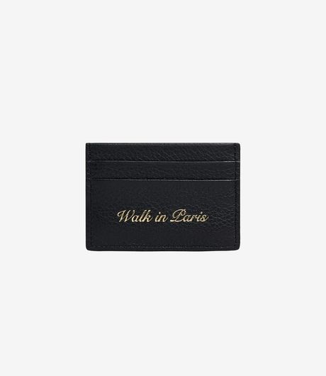 Walk In Paris Card Holder Black