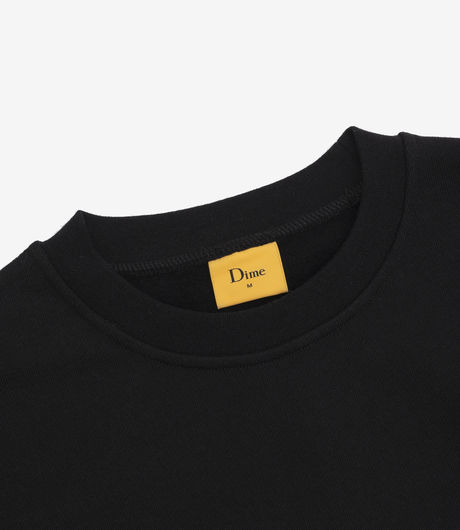 Dime Classic Logo Crewneck Black
