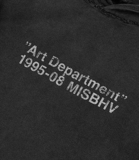 MISBHV Basic Hoodie Washed Black