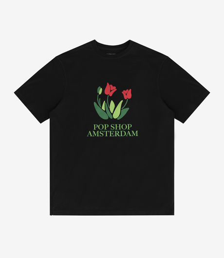 Pop Trading Company Tulip T-Shirt Black