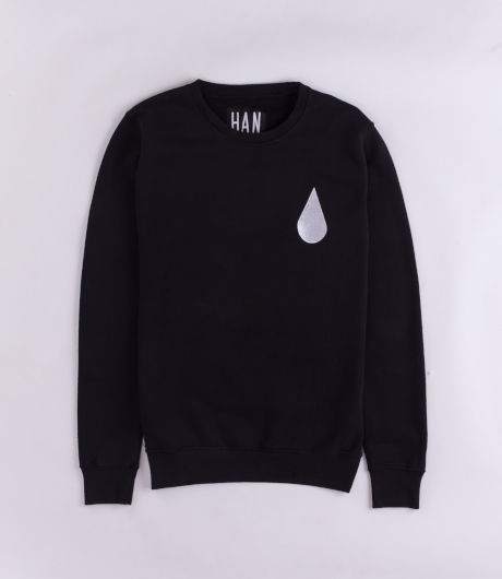 Han Kjøbenhavn Drop Crewneck Black
