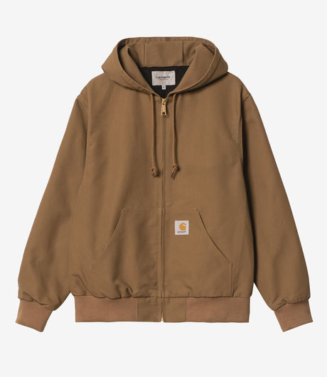 Carhartt WIP Active Jacket Dearborn Canvas Hamilton Brown Rigid
