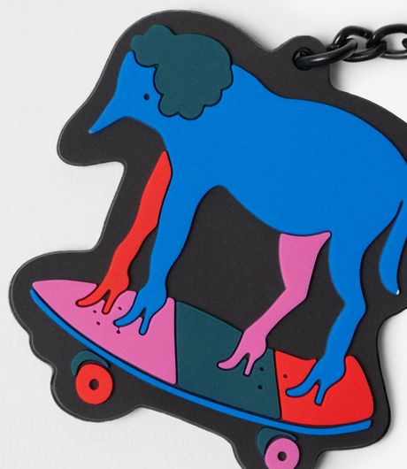 by Parra Jean Pierre Le Douche Key Chain Blue