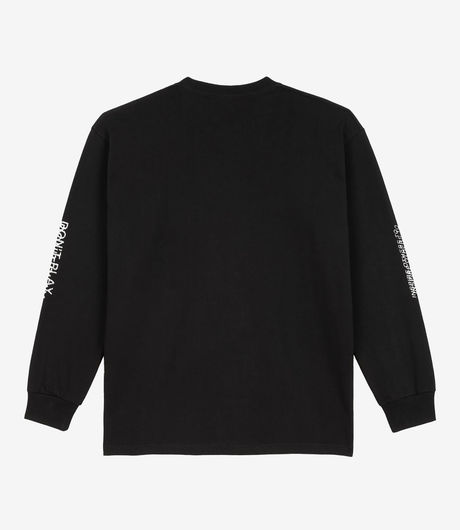 Polar Skate Co Don't Play LS Tee Black
