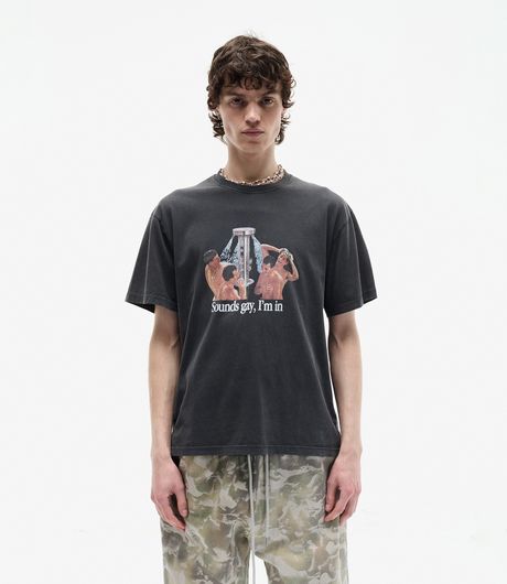 Carne Bollente Sounds Gay I'm In T-Shirt Black