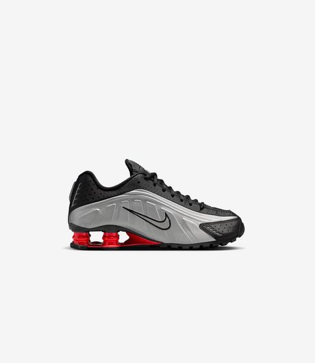 Nike Woman Shox R4 Black/Light Crimson/Black/Metallic Silver