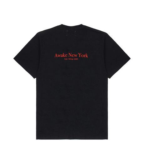 Awake NY Classic Outline Logo Tee Black