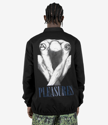 Pleasures Banded Coach Jacket Black