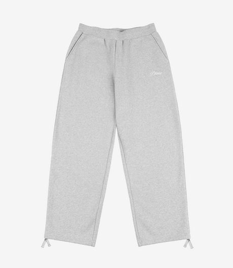 Dime Cursive Small Logo Sweatpants Heather Gray
