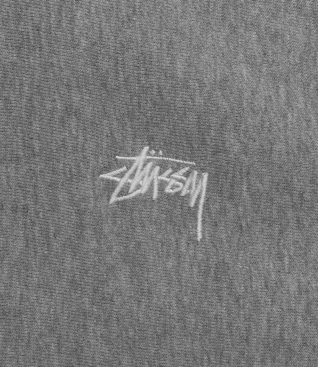 Stussy Stock Logo Hood Grey Heather