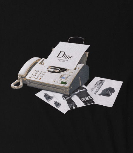 Dime Fax T-Shirt Black