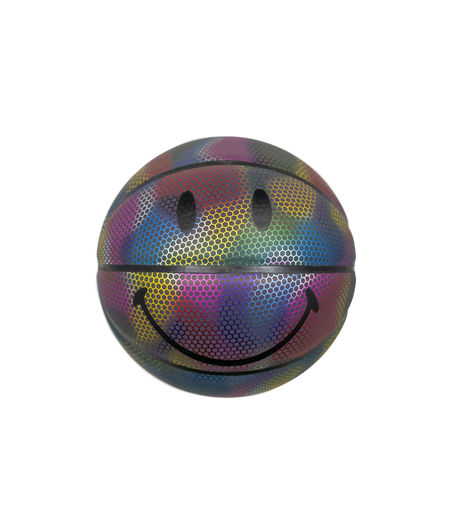Chinatown Market Rainbow Reflective Smiley Basketball Translucent